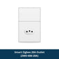 Zemismart Zigbee Brazil Outlet 10A 20A Brazilian Socket Work with Tuya Smart life Google Home Smartthings Homekit Control via M6