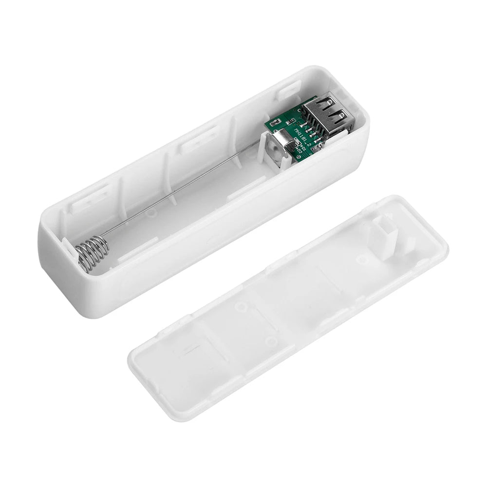 Welding-free 1-cell 21700 Mini Battery Power Bank Case 21700 Battery Box DIY Mobile Power Supply Box Kit Not Including Batteries
