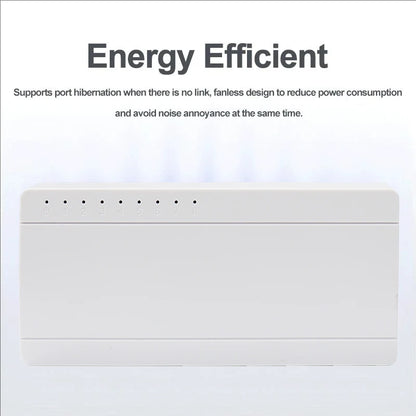 8 Port Gigabit Ethernet Switch10/100/1000Mbps Desktop Network Switch, Plug & Play, Auto MDI/MDIX, RJ45 LAN Hub for Home Office