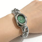 Casual and Fashionable Women's Student Watch, Half-Moon-Shaped Quartz Watch, Simple Chain Bracelet-Style Wristwatch, Versatile for Everyday Use