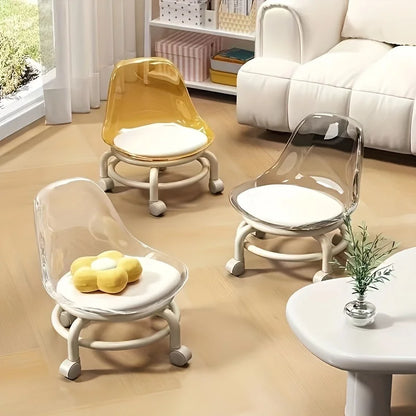 Portable Multi-Functional Swivel Stool with Universal Casters Indoor Outdoor Small Bench for Floor Cleaning & Daily Use