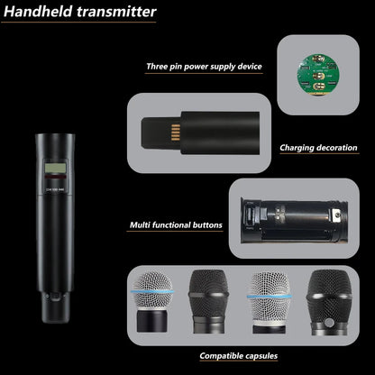 A.CHENG AD4G B58 professional wireless microphone UH long-distance reception, excellent performance and excellent quality