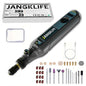 JANGKLIFE USB Cordless Rotary Tool Kit Woodworking Engraving Pen DIY For Jewelry Metal Glass Mini Wireless Drill