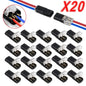 20/30/50/100 D2 Quick Wire Connector Solderless Push-in Terminal Block Electrical Cable Splice Connector for Home DIY Automotive