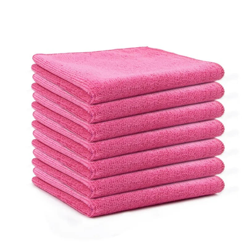 1/5/10/20pcs Kitchen Towel, Ultra-fine Fiber Light Gray Cleaning Cloth Set, Absorbent, Soft and Stain-removing Cloth Wholesale