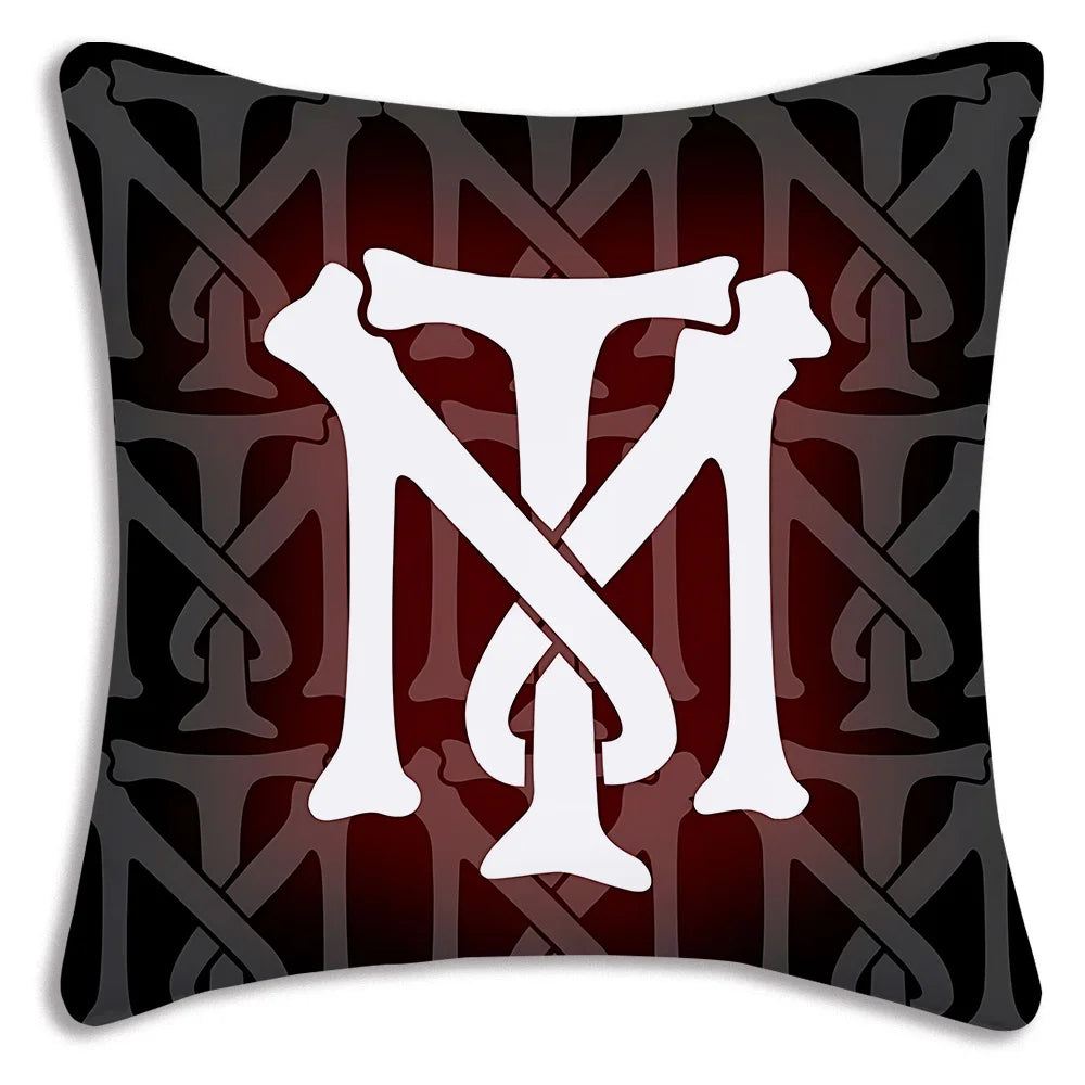 Hot Classic Movie Scarfaces Pillow Covers Cartoon Sofa Decorative Home Double-sided Printing Short Plush Cute Cushion Cover