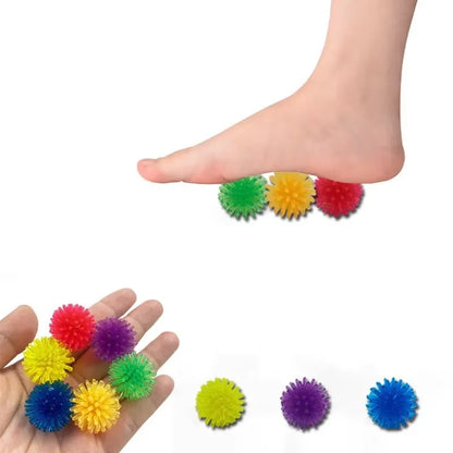 12/24PCS Hedgehog Ball Vent Decompression Myrica Rubra Toy Yoga Muscle Relaxation Acupoint Grip Fitness Touch Training Kneading