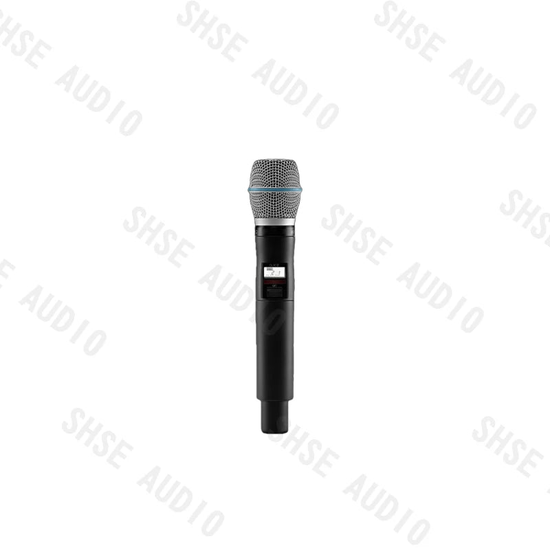 Qlxd B87A WH30 Head-Mounted Lavalier Professional Wireless Microphone Set, UHF Long-Distance Reception, Clear Sound Quality