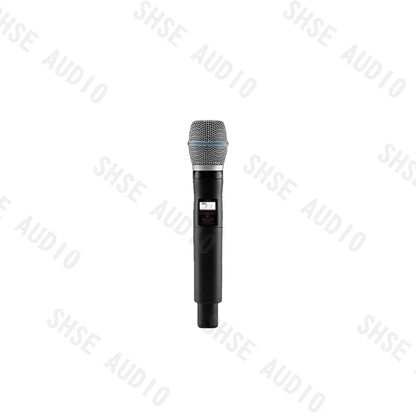 Qlxd B87A WH30 Head-Mounted Lavalier Professional Wireless Microphone Set, UHF Long-Distance Reception, Clear Sound Quality