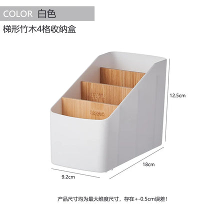Desktop Remote Control Organizer, TV Remote Holder Tabletop Storage Box Bedroom Living Room Office  Multipurpose Organizer