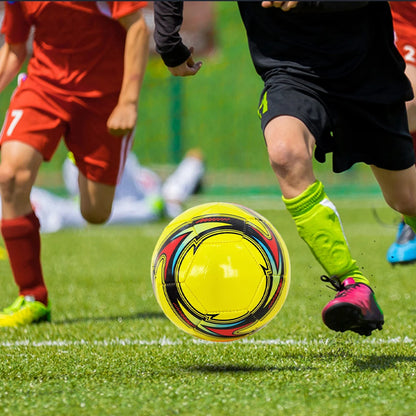 Standard Size 5 Soccer Ball Leakproof Campus Football Wear Resistant New Rubber Soccer Ball Elastic Football