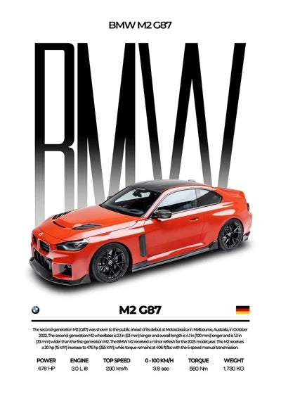 Classic Red Performance Sports Car Wall Art M3 F40 812 FS90 Luxury Car HD Canvas Print Poster Home Living Room Bedroom No Frame