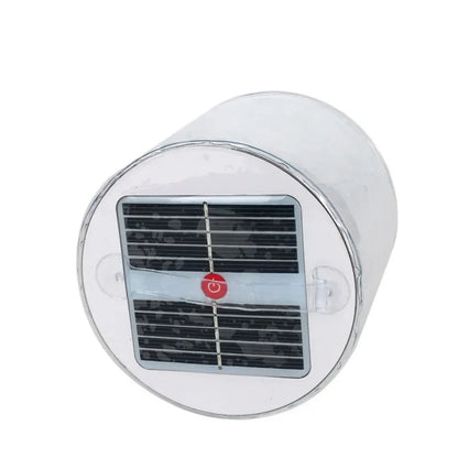 Solar Power Inflatable Camping Lights Outdoor LED Lamp Frosted Square Solar Panel Shed Light Emergency Hiking Lighting