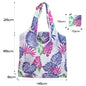 Large Capacity Leopard Print Hand Shopping Bag Women's Daily Folding Handbag