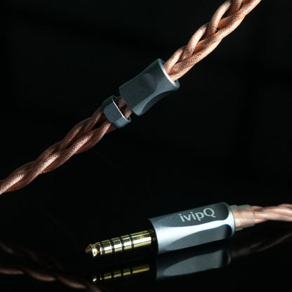 IvipQ-570 Rhythm Frenzy HIFI IEM Cable Class S with 0.78-2PIN Dual 3.5mm for In-Ear Monitors JUZEAR X Z HIFIMAN Ananda