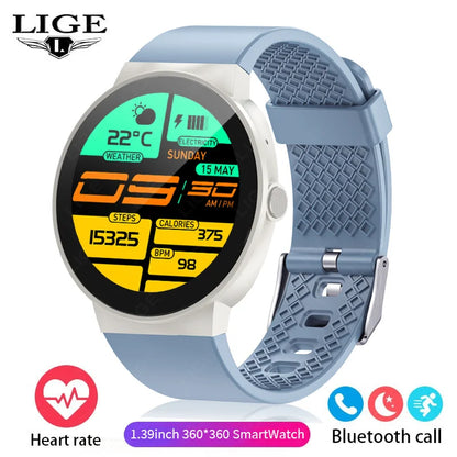 LIGE Women Smart Watch I68 Waterproof Bluetooth Call Watch for Women Smartwatch Ladies Sport Fitness Tracker Watches Men Watch