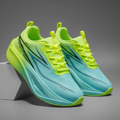 Men Running Shoes Carbon Board Marathon Sports Air Cushiion Breathable Lightweight Women's Comfortable Athletic Walking Sneakers
