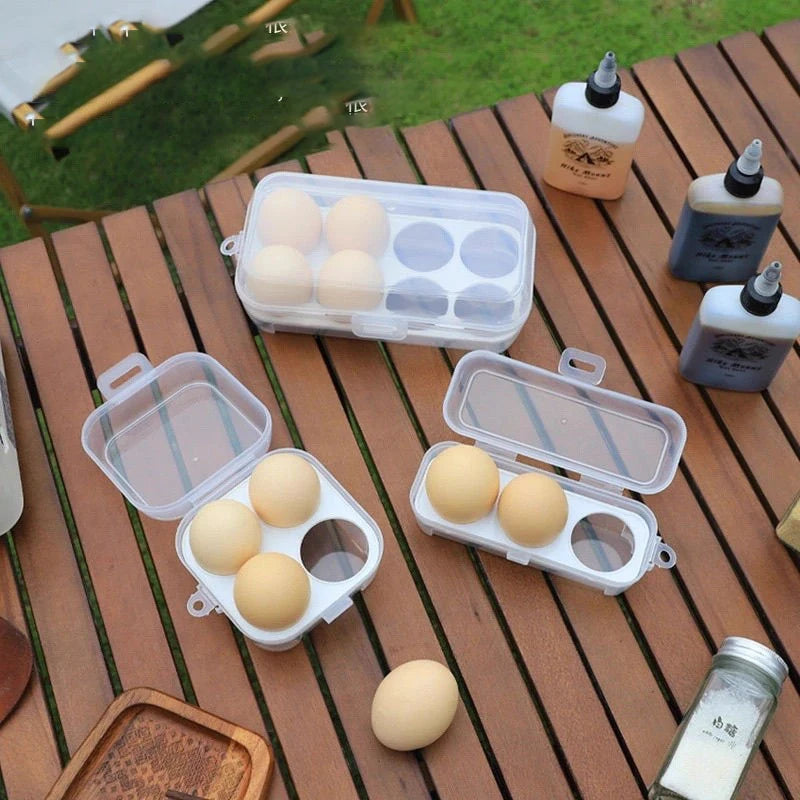 Outdoor Shockproof Egg Box Storage Box, Portable Camping Shatterproof Egg Tray, Home Plastic Protection Box, Travel Shatterproof