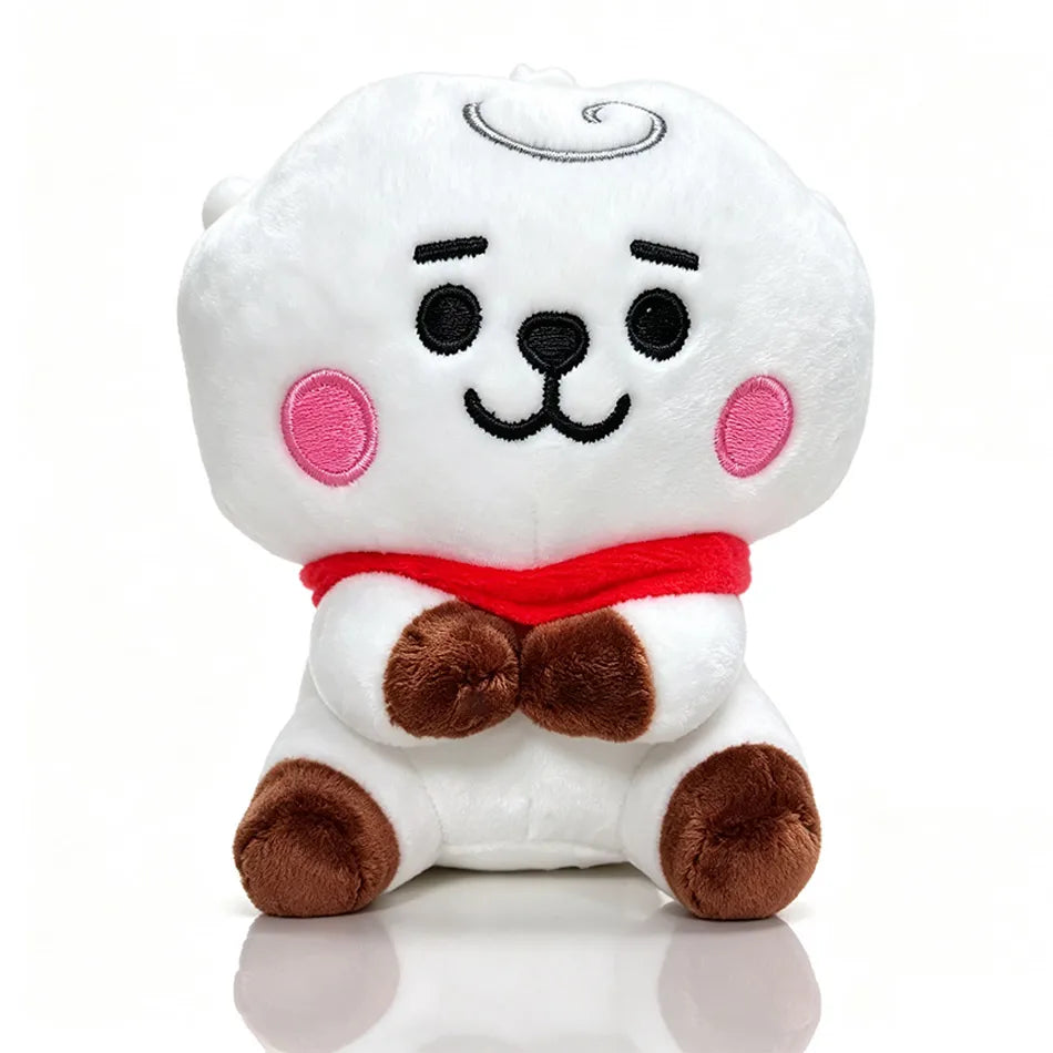 B-T-21 Plush Doll Keychain Koay Shooky Mang Cooky Cute Stuffed Pendant Backpack Ornament Gift for Fans Bag Decor