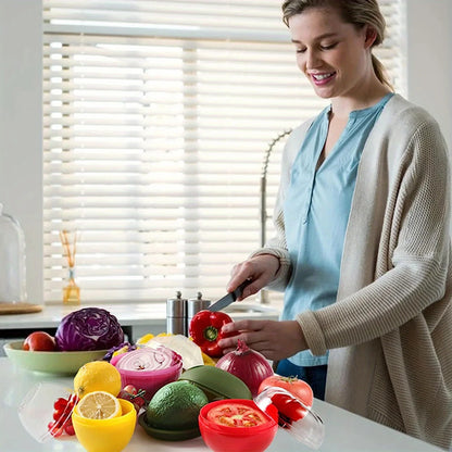 Plastic Food Storage Box Vegetable Fruit Sealed Box Kitchen Crisper Containers Onion Garlic Green Pepper Fresh Storage Tools