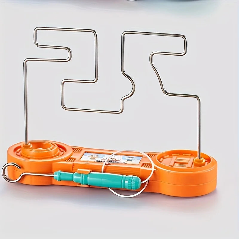 Electric Touch Maze Game, Electric Shock Toy, Brightly Colored Plastic and Metal, Competitive Touch Maze Party Fun Game