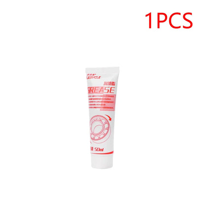 1-10 sztuk smaru rowerowego do łożysk 50ml Olej do łańcucha z narzędziem do smarowania Szybki smar do łańcucha rowerowego Mokry smar do łańcucha w celu zmniejszenia tarcia
