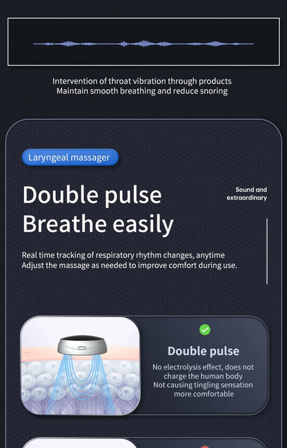 Smart Anti-Snoring Devices Magnetic Anti Snore EMS Easy Breathe Improve Sleeping Aid Apnea Guard Night Device Dropshipping