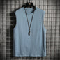 Men's Vest Sleeveless Muscle Tee Solid Blank Tank Breathable Comfortable T Shirt Hot Summer Gym Top