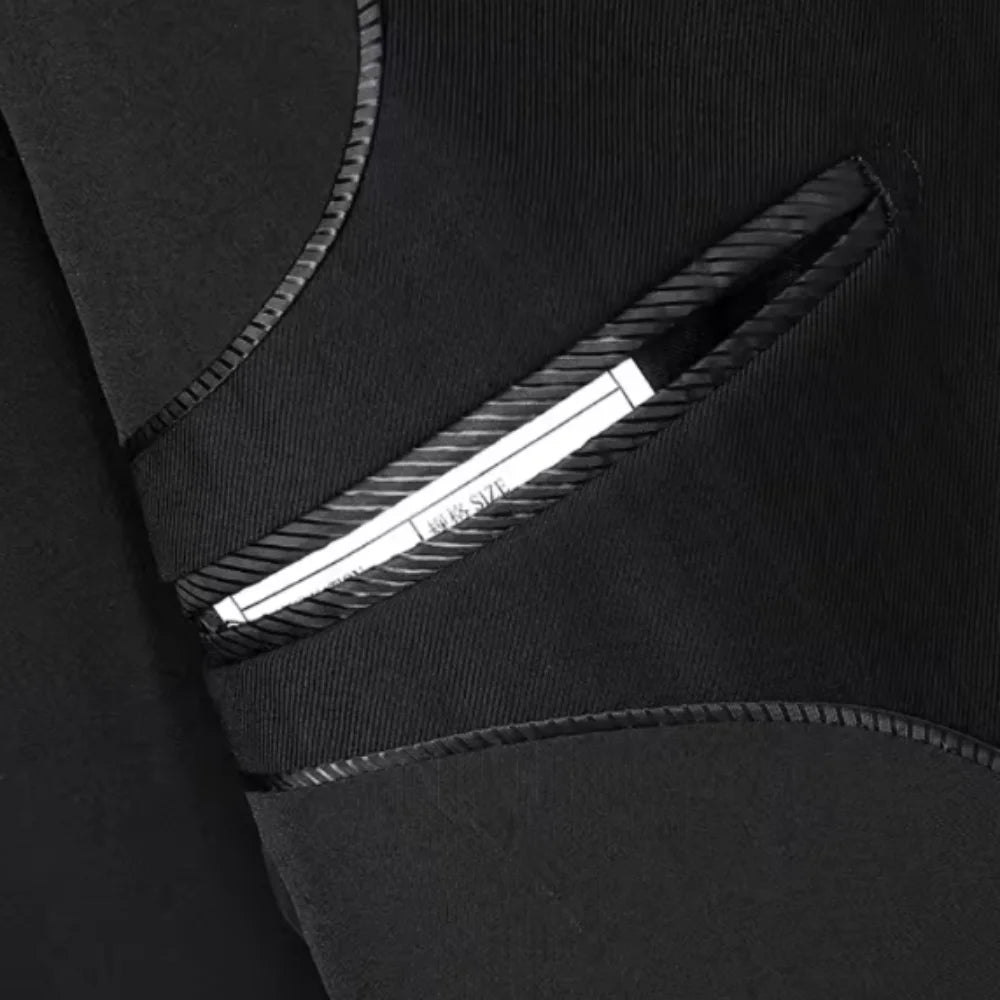 New Mens Blazer Pants Set Italian Style Slim Solid Color Fashion Smart Casual Business Gentleman Suit For Wedding Groom Best Man