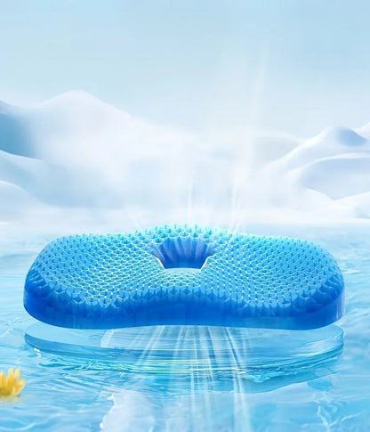 Gel U-shaped Seat Cushion, Comfortable Soft Ergonomic for Long Sitting, Multifunctional Chair Cushion