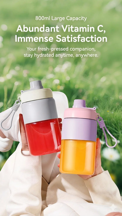Portable Blender 38 Blades Electric Juicer Cup Rechargeable Smoothie Maker Wireless Automatic Fruit Mixer for Gym Travel Camping
