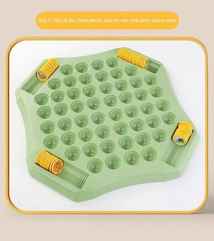 Kids Memory Game Board Chess 54 Cards Animal Fruit Flip Chess Educational Logical Thinking Learning Toy for 2-4 Players