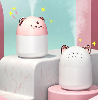 250ml New Desktop Humidifier With Colorful Atmosphere Light Cold Mist Aroma Diffuser Home Bedroom Humidifier Purifies