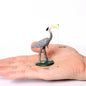 Hand Painted Simulation Bird Model Figures Toucan Peacock Owl Flamingo, Early Cognition Toy Cake Decoration For Children