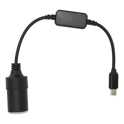5V USB C To 12V Car Cigarette Lighter Converter Plug and Play Car Electronics Accessories Safe Male To Female for Car Recorder