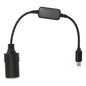 5V USB C To 12V Car Cigarette Lighter Converter Plug and Play Car Electronics Accessories Safe Male To Female for Car Recorder