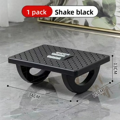 Portability with Massage Rollers Foot Rest 180 Degree Swing Ergonomic Foot Stool Office Foot Rest Under Desk