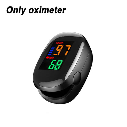 Medical IR Fever Thermometer LED Digital Backlit Measure Non-contact Body Thermometer or Finger Mini Oximeter Blood Oxygen Tool