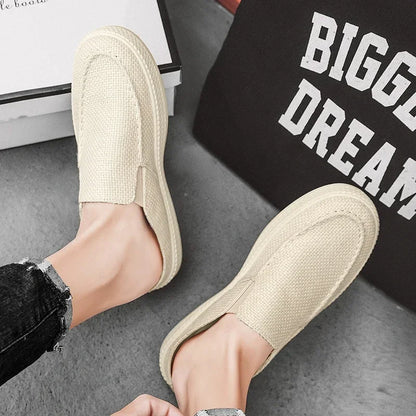 Summer 2026 New Men's Half-toe Slippers, Outdoor Casual Shoes, and Men's One-legged Lazy Shoes