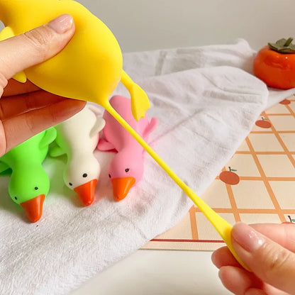 Antistress Duck Squeeze Toys Goose Cute Kawaii Animals Vent Toys for Adults Decompression Stretch Toys