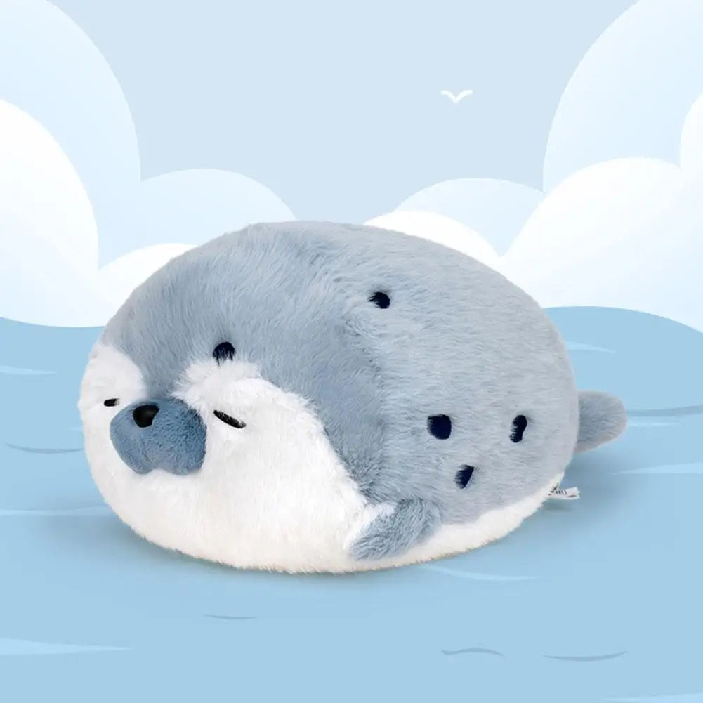 40/65cm Seal Plush Toy Soft Pillow Lifelike Simulation Stuffed Sea Otter Soft Doll Animal Toy Cartoon Otter Kid Birthday Gift