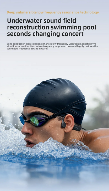 Sanag Bone Conduction Bluetooth Earphone 32GB Memory IPX8 Swimming Headphones Flash-sale Wireless Headset MP3 Earbuds