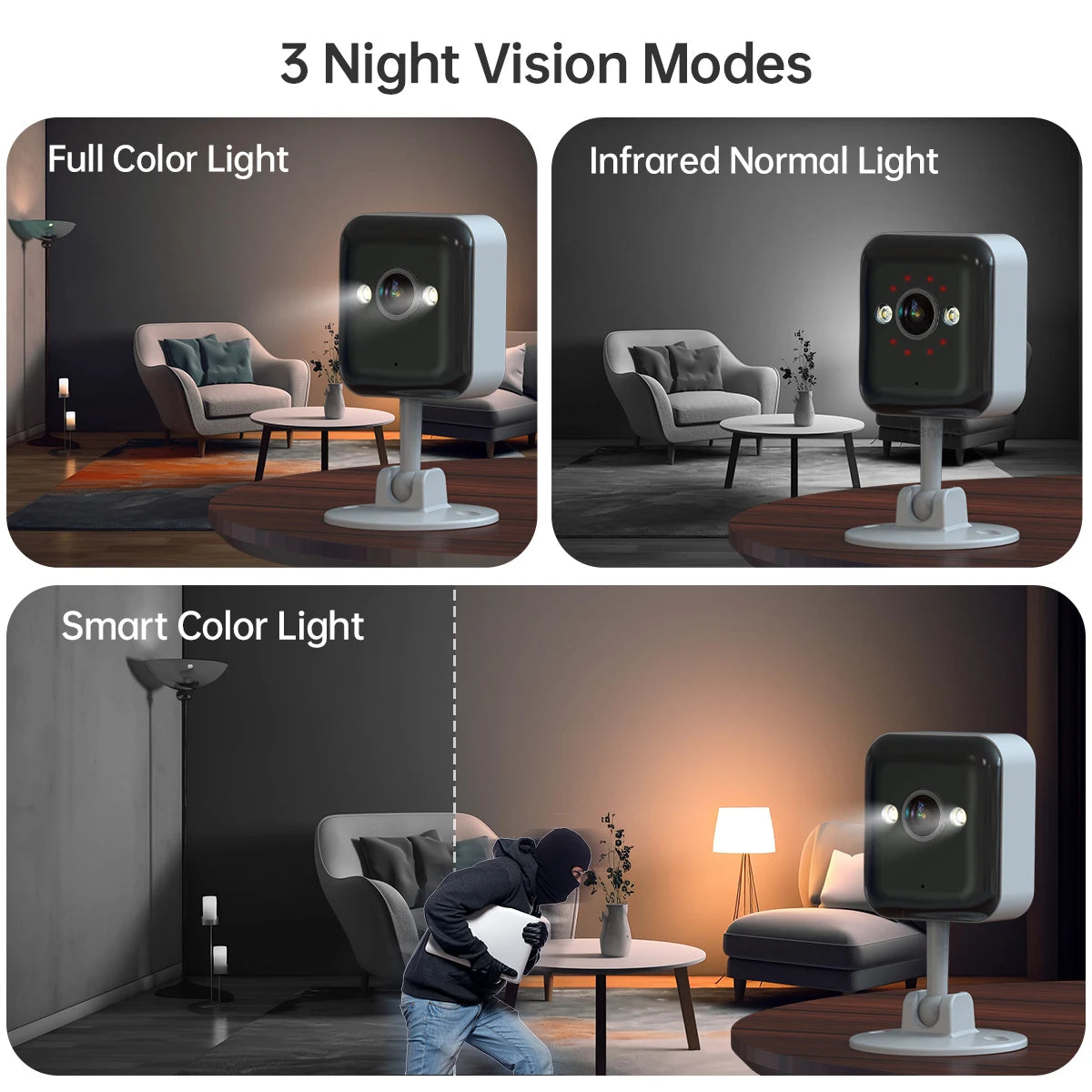 TYRVE 1080P Wifi IP Camera Outdoor CCTV Surveillance Camera 5x Digital Zoom Color Night Mini Security Camera Home Baby Monitor