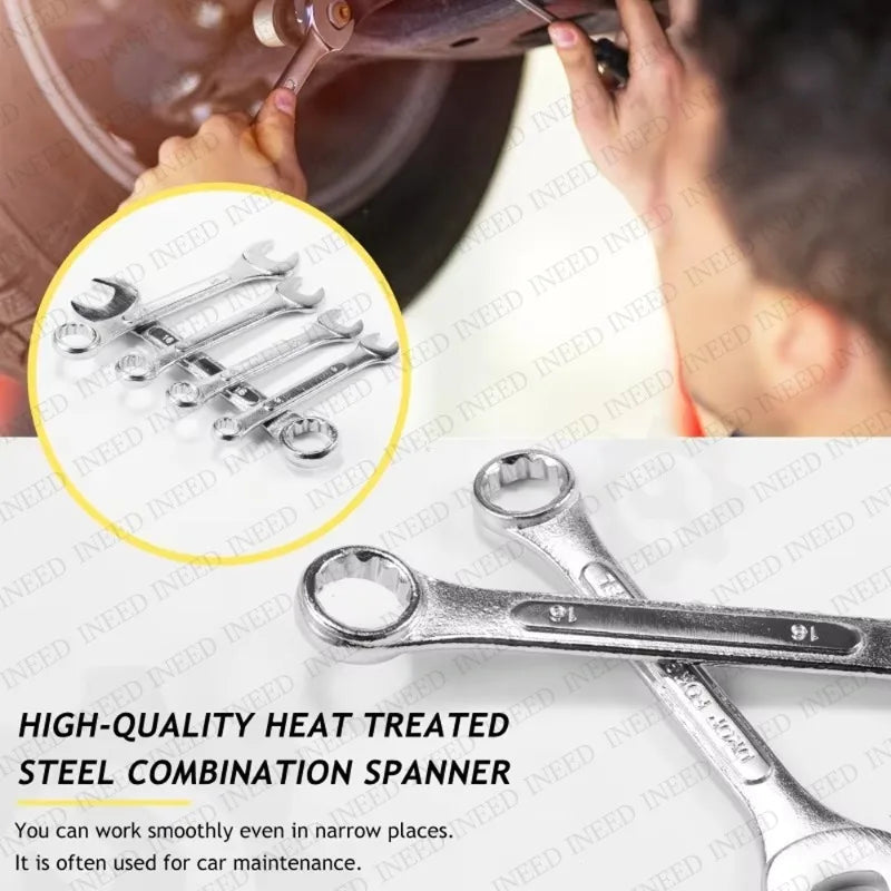 108 Pcs/set Socket Wrench Auto Repair Tool Combination Package Mixed Tool Set Hand Tool Kit with Plastic Toolbox Storage Case