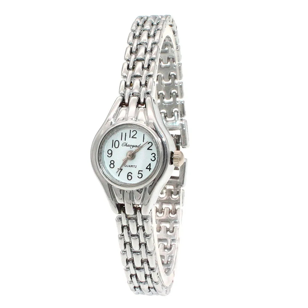 10pcs Women Bracelet Watch Golden Relojes Small Dial Quartz leisure Watch Popular Wristwatch Hour female ladies elegant watches