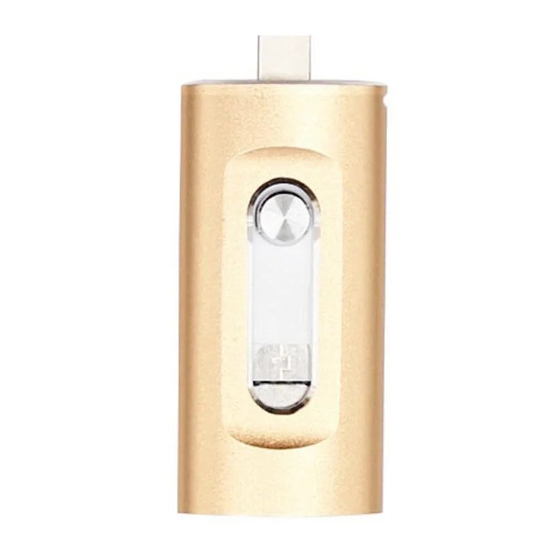 4-in-1 USB 3.0 External Flash Drive for iPhone & Type-C & Android & PC, Easy Backup and File Transfer, Photo Stick Memory Stick