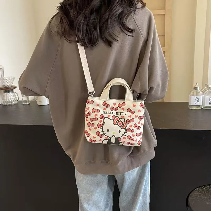 Sanrio Hello Kitty Single Shoulder Bag Fashion Handbag Casual Crossbody Bag