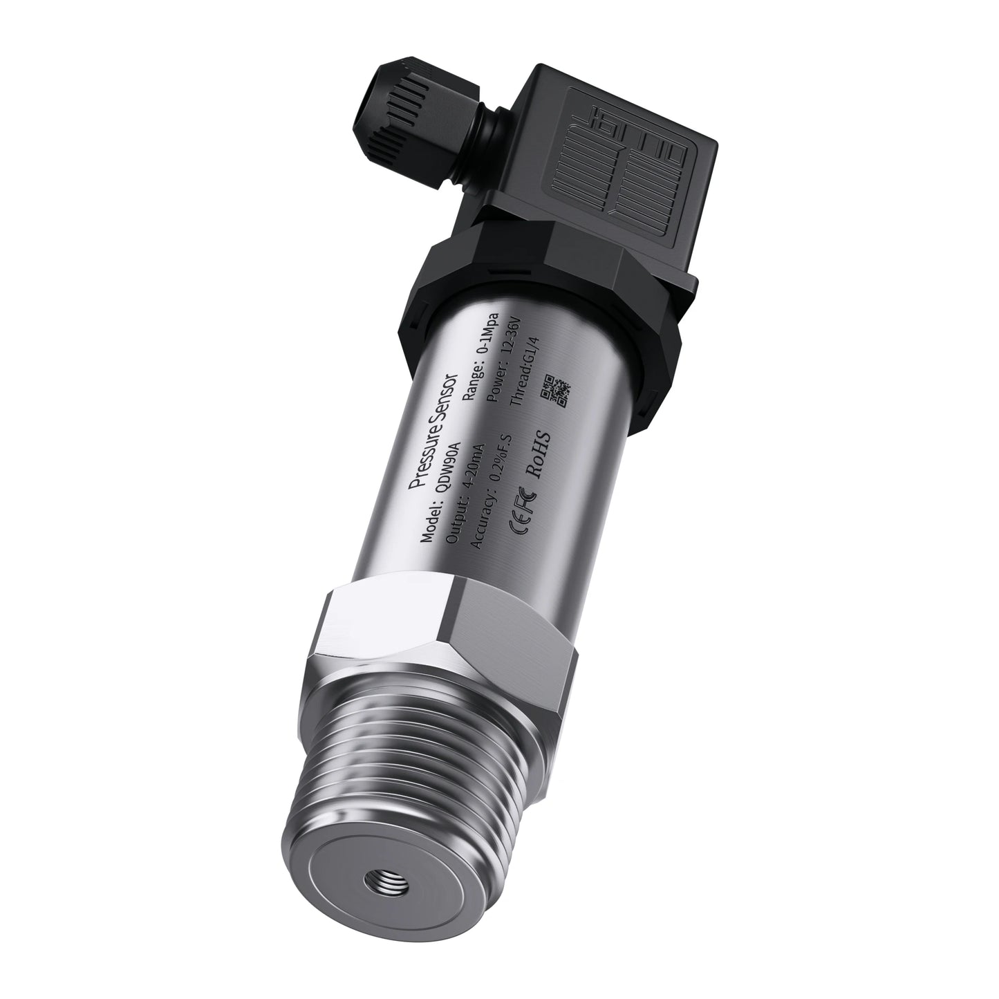 Pressure Transmitter 4-20mA 0-3.3V 0-10V RS485 G1/4" Pressure Sensor 1bar 10bar 50bar Digital Pressure Transducer