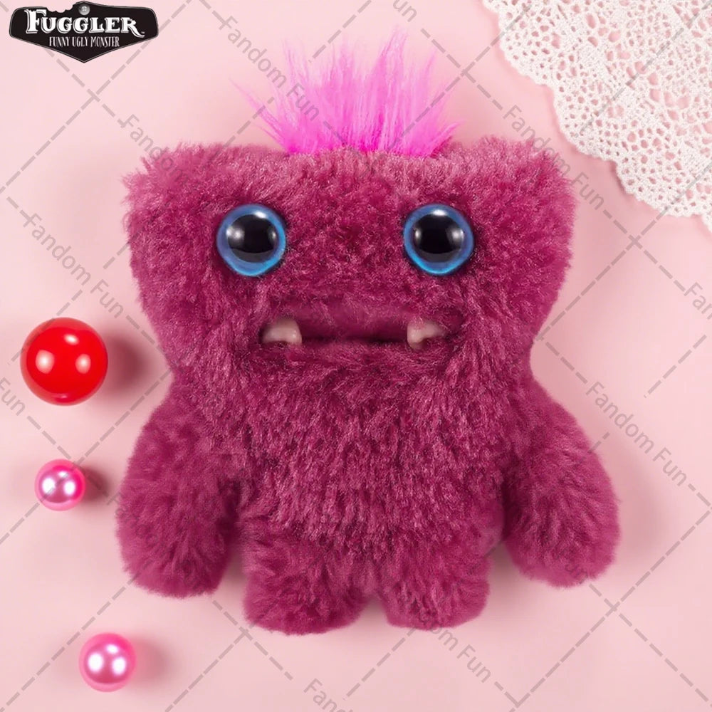 Baby Fugg Fuggler Monster Plush Doll  Original Rabid Rabbit Funny Ugly Hedge Grog Screech Wide-Eyed Teeth Monster With Box