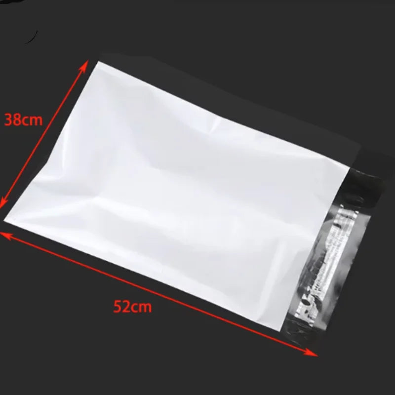 Lots White Self Adhesive Seal Courier Bags Express Mail Envelope Storage Mailing Plastic Packaging Pouch for Express Delivery